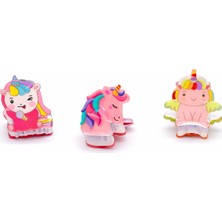 Mini And Kids Mini & Kids 3'lü Mini Figür Toka Happy Unicorn