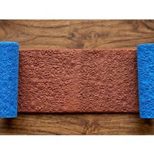 Atölye Dekupaj Model 123 -Nazik Çiçek Deseni Deboss & Emboss İkili Set - Polimer Kil Seramik Çamuru Doku Oklavası