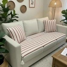 NDC Home Keten Koltuk Pedi / Koltuk Şiltesi – Evcil Hayvan Dostu, Makinede Yıkanabilir, Ölçü Seçenekli