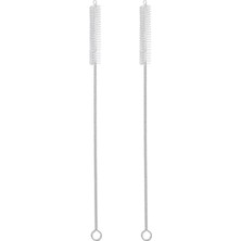 Esranın Dünyası Paslanmaz Çelik 2'li Pipet ve Temizleme Fırçası Seti