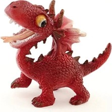 Esranın Dünyası Mini Kırmızı Ejderha Figürü - Teraryum ve Bahçe Dekoru