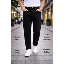 CEDY DENIMDar Paça Erkek Yüksek Bel Kot Pantolon - Salaş Mom Jean C333