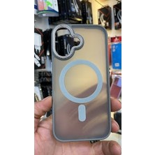 Cepx Iphone  16 Kamera Korumalı  Mat Magsafe Wireless Şarj Destekli Renkli 45659