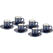 Jumbo Line 6'lı Kahve Fincan Takımı