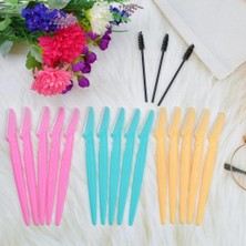 Mujgan Kaş Usturası ve Kaş Tarama Kirpik Fırçası Seti 18 Adet Azulen Aroma ile Kullanım Kolaylığı