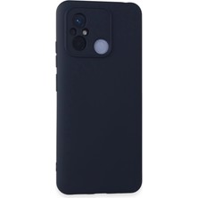 Akinco Xiaomi Redmi 12C Kılıf Nano Içi Kadife Silikon - Lacivert