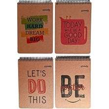 Adoz Shopping Mynote Kraft Bloknot A5 100 Yp Karelı