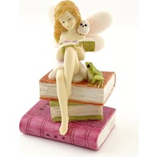 Esranın Dünyası Minyatür Bahçe ve Teraryum Için Kurbağa ve Baykuş Heykelciği