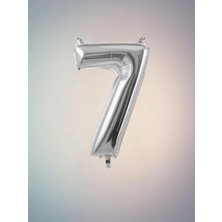 Umamiçe 7 Rakam Balonu – 40 Inç (100 Cm) Parti ve Kutlamalar Için Göz Alıcı Dekor