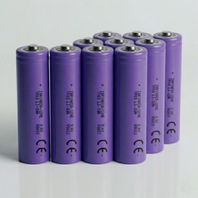 Tenpower 3200 Mah 18650 Başlı Pil Li-Ion 3.7V 3200MAH INR18650-32HE Pozitif Kutup Başlıklı