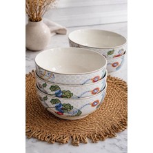 Rossev Porselen Çorba Kasesi 6'Lı 14 Cm Azur