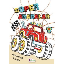 Binbir Göz Kitap Süper Arabalar Boyama Kitabı