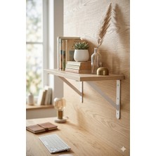 KMT Klas Raf Altı - Raf Tutucu, Metal, L Ayak 2'li, 11X14 cm - Ahşap Dahil Değildir