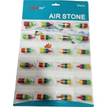 Sepetopia Air Stone Renkli Hava Taşı 24LÜ