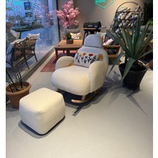 Pufunny Sallanır Berjer, Emzirme Koltuğu, Baba Koltuğu, Dinlenme Berjeri, Puf Hediyeli