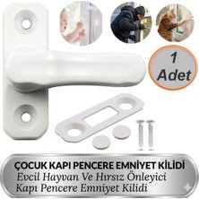 Neler Geldi Neler 1 Adet Bebek Çocuk Pvc Pimapen Kapı Pencere Emniyet Koruma Kilidi Mandalı Cam Hırsız Kilidi Beyaz