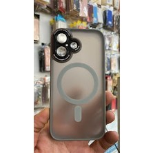Cepx Iphone  16 Kamera Korumalı  Mat Magsafe Wireless Şarj Destekli Renkli 45644