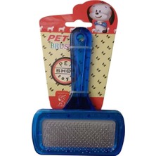 Beak's Pratik Saplı Kedi ve Köpek Tüy Bakım Tarağı - Mavi