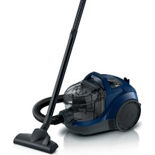 Profilo 550 W Toz Torbasız Elektrikli Süpürge HEPA Filtreli Mavi Renkli Güçlü Emiş Teknolojisi