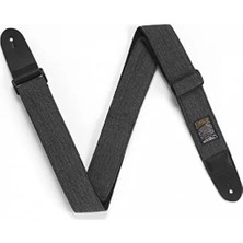 Esranın Dünyası Kot Görünümlü Siyah Gitar Kayışı