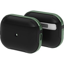 Akinco Airpods 3 (3.nesil) Mo-A8 Armor Kılıf - Koyu Yeşil