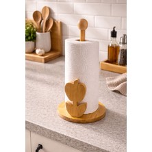 Ciho Socks Ciho Bambu Çiçek Lale Figürlü Kağıt Havluluk Rulo Peçetelik