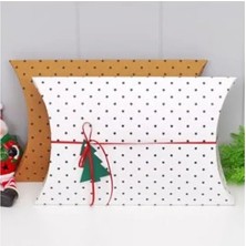 Esranın Dünyası Küçük Yıldız Desenli Beyaz Hediye Kutusu - 5 Adet