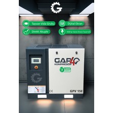 GAP Kompresör Invertörlü Vidalı Hava Kompresörü 15HP (Tek Makine) GPV-15E