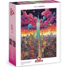 Esranın Dünyası Rengarenk New York Manzaralı 1000 Parça Puzzle