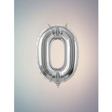 Umamiçe 0 Rakam Balonu – 40 Inç (100 Cm) Parti ve Kutlamalar Için Göz Alıcı Dekor