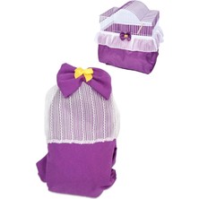 Beak's Lüks Kuş Kafesi Tülü Mor S M L Beden