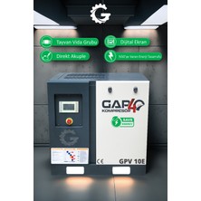GAP Kompresör Invertörlü Vidalı Hava Kompresörü 10HP (Tek Makine) GPV-10E