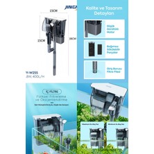 Sepetopia JY-W255 Akvaryum Şelale Filtre 400 L/h