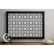 Emizey Trend Giyim Dekoratif Duvara Asılabilir Sigorta ve Modem-Wifi Saklama Kutusu 25X35 cm Derinlik 11 cm