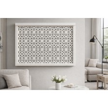 Emizey Trend Giyim Dekoratif Duvara Asılabilir Sigorta ve Modem-Wifi Saklama Kutusu 30X40 cm Derinlik 11