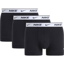 Nike Nıke Erkek Marka Logolu Günlük Kullanıma Uygun Siyah-Siyah-Siyah Boxer NQ00KE1284 6d7