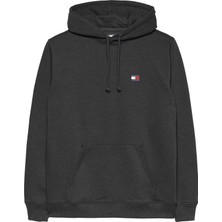 Tommy Hilfiger Tommy Hılfıger Erkek Marka Logolu Günlük Kullanıma Uygun Siyah Sweatshirt DM0DM22666 Bds