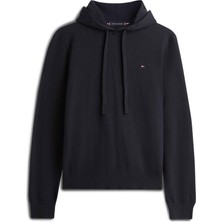 Tommy Hilfiger Tommy Hılfıger Erkek Marka Logolu Günlük Kullanıma Uygun Lacivert Sweatshirt MW0MW41642 Dw5
