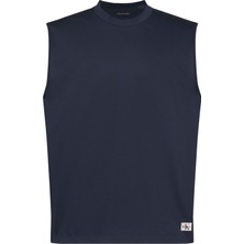 Calvin Klein Calvın Kleın Erkek Marka Logolu Günlük Kullanıma Uygun Lacivert T-Shirt LV04RF273G Ccı
