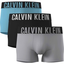 Calvin Klein Calvın Kleın Erkek Marka Logolu Elastik Bantlı Günlük Kullanıma Uygun Çok Renkli Boxer 000NB3608A 53V