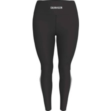Calvin Klein Calvın Kleın Kadın Marka Logolu Günlük Kullanıma Uygun Siyah Tayt LVGWS6L637 Ub1