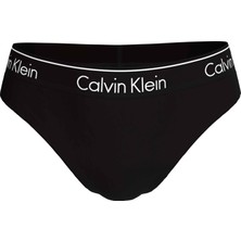 Calvin Klein Calvın Kleın Kadın Marka Logolu Elastik Bel Bantlı Siyah Bikini Altı LV00Q61132 Ub1