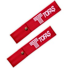 Tusba Market Tofaş Uyumlu Kırmızı Renk Yüksek Kalite Tampon Dili & Çeki Ipi / 2'li