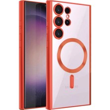 WebMediCode  Galaxy S25 Ultra Kılıf Kross Magneticsafe Kapak - Kırmızı