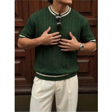 Elku Moda Erkek Oversize Bisiklet Yaka T-Shirt %100 Pamuklu Basic Geniş Kalıp Drop Shoulder Tişört
