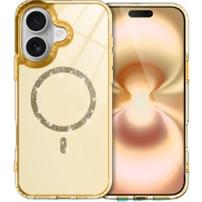 Decostyle  Iphone 16 Plus Live Diamond Magsafe Kapak - Sarı