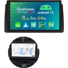 Gümrük Bey Eonon E46A12S Android 13 Oto Teyp – Bmw E46 Uyumlu 9” Dokunmatik Multimedya Sistemi - 4g Destekli