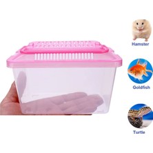 Sepetopia Çok Amaçlı Evcil Hayvan Taşıma ve Saklama Kabı Pembe