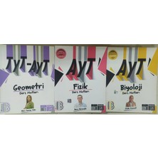 Eser Benim Hocam Yayınları Tyt-Ayt Geometri Ders Notları+Ayt Fizik Ders Notları+Ayt Biyoloji  Ders Notları