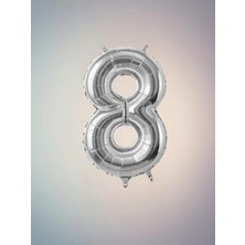 Umamiçe 8 Rakam Balonu – 40 Inç (100 Cm) Parti ve Kutlamalar Için Göz Alıcı Dekor